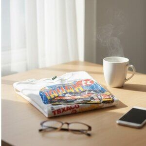 Vintage 90s Stock Car Racing Driver Style Graphic T Shirt Retro Unisex